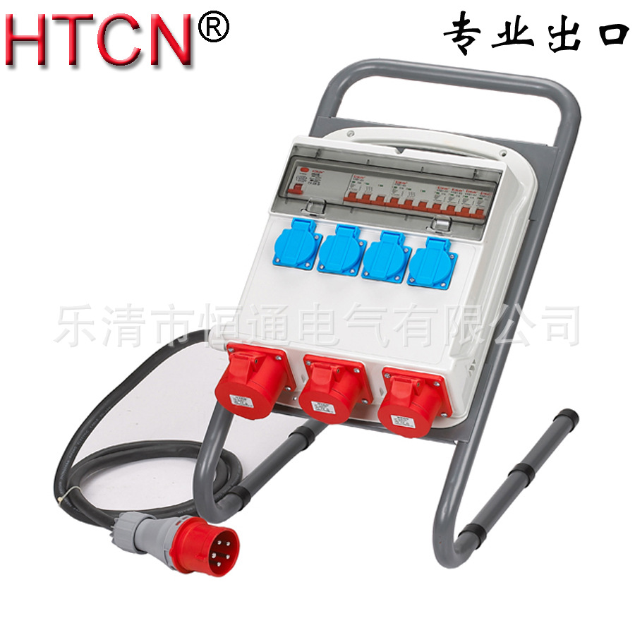 B14MA02-4防水插座箱 工业控制箱带铁支架