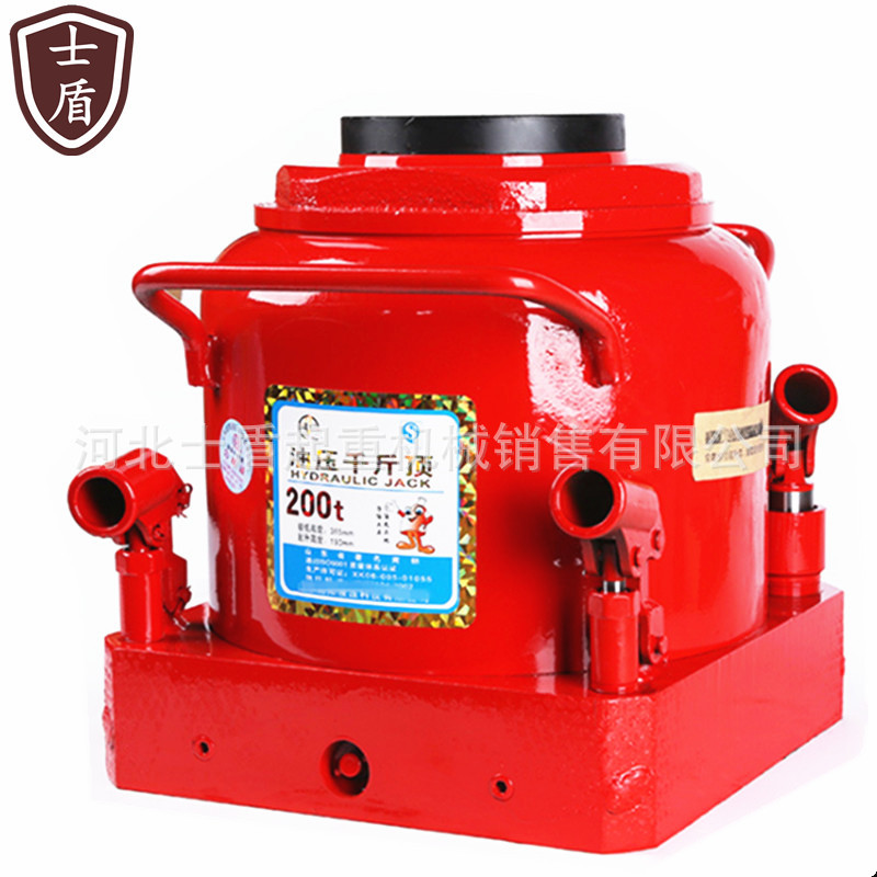 工厂直销国标200T立式油压/液压千斤顶200吨大吨位手摇重型油压顶