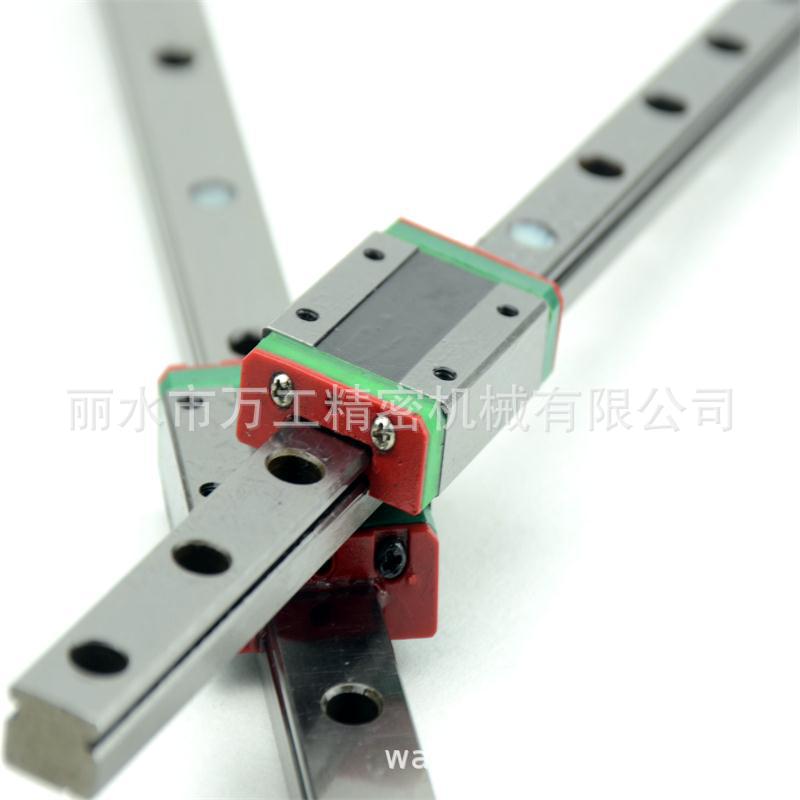 ERSK厂家直销直线滑轨可互换不锈钢MGN15激光打标机微型滚珠