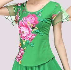Take a photo of the square dance outfit set ll02, ll01, xk03