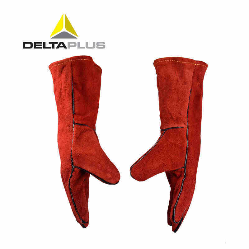 Delta 205515 guantes de protección guantes de soldador guantes de aislamiento térmico guantes de soldadura de piel de vaca