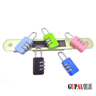 Luggage password lock -zinc alloy password lock password small hanging lock mini cartoon password lock wine bottle lock