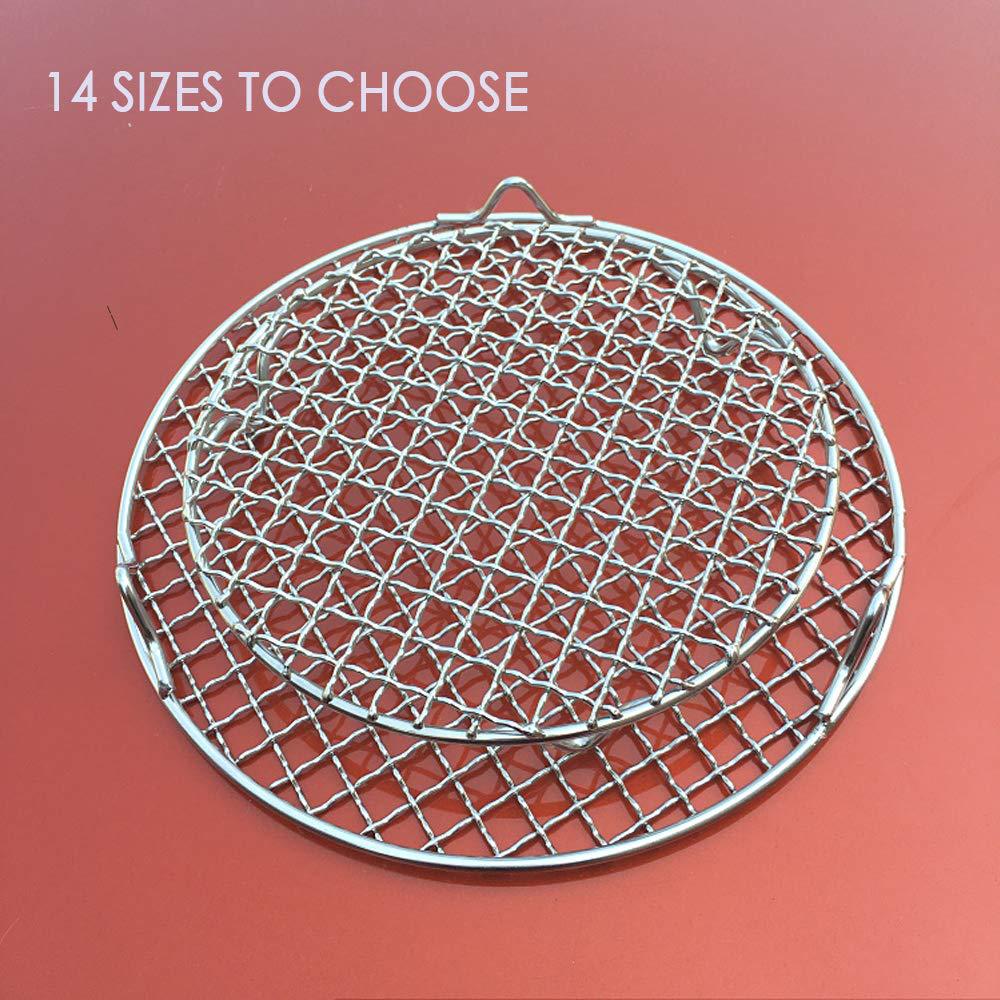 Freidora de aire accesorios malla al vapor de acero inoxidable 304 barbacoa malla barbacoa rejilla de carbono barbacoa de malla