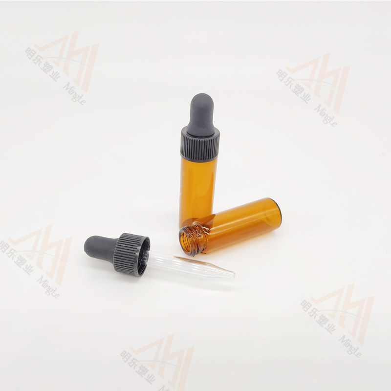 13牙普通全条纹滴管盖黑色硅胶奶头吸液器尖头玻璃管45管精油瓶盖