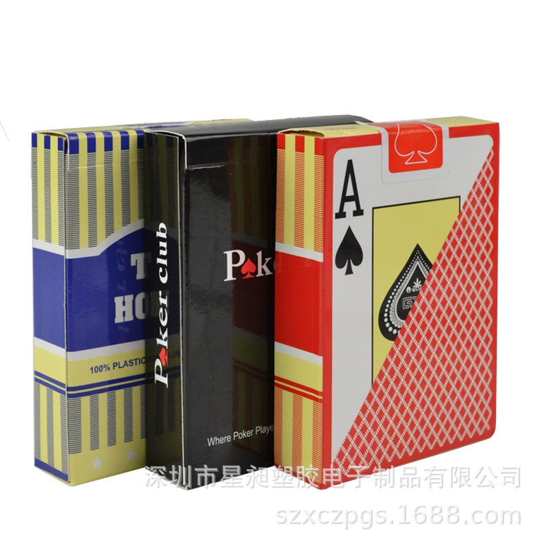 Техасский покер пластик матовый ПВХ маленькое слово большое слово покер широкая карта баккара Блэк Джек клубный покер