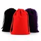 in stock Velvet Bag Bundle Pocket Black Jewelry Bag Jewelry Gift Logo Packaging Drawstring Stamp Velvet Bag