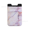 Cross -border sends marble pattern Laika printed mobile phone back sticker double -layer dual -card mobile phone card set