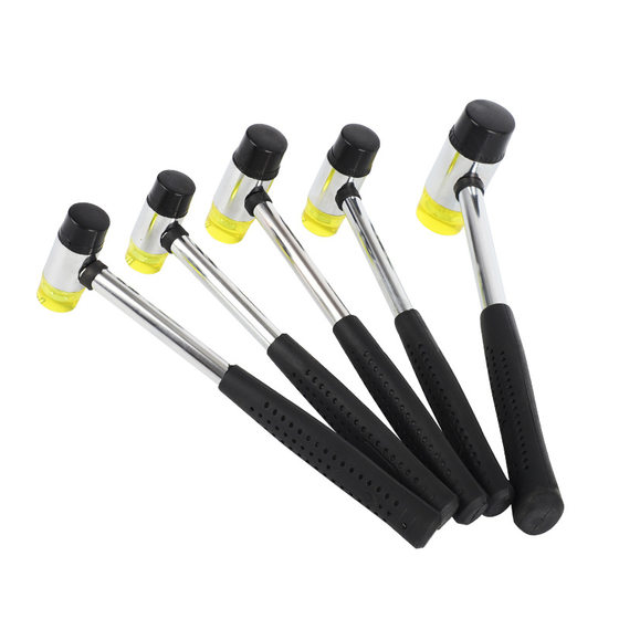 Household multi-functional detachable Hammer factory wholesale double-headed mounting Hammer Multi-specification round head rubber hammer hammer