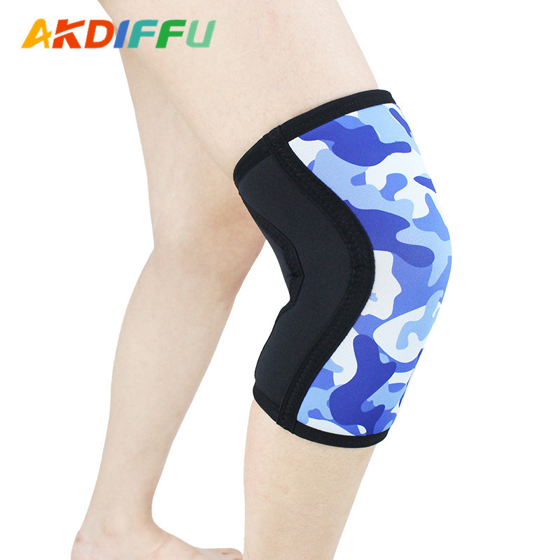 Deportes al aire libre fabricantes transfronterizos Venta caliente neopreno buceo material rodilla almohadilla engrosada neopreno 7mmSCR