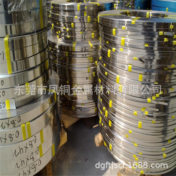 批发201 304不锈钢边带 磨砂拉丝镜面去毛刺 精密分条不锈钢窄条