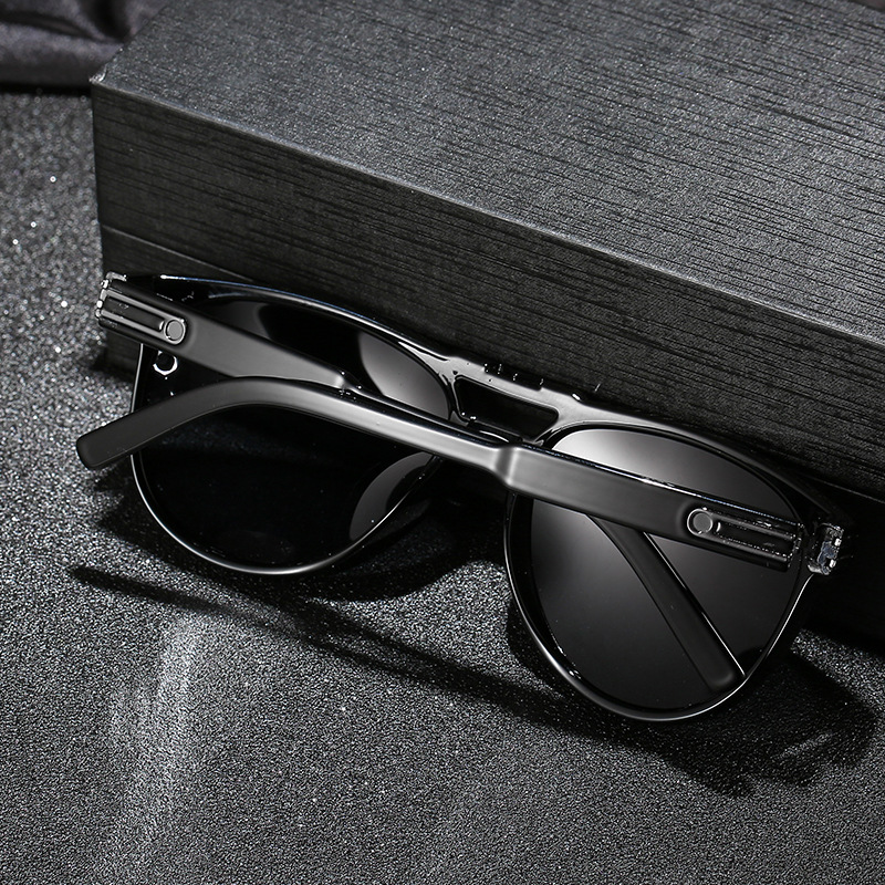 Fábrica directa piloto doble haz gafas de sol polarizadas deportes cómodos gafas de sol de los hombres de moda transfronteriza