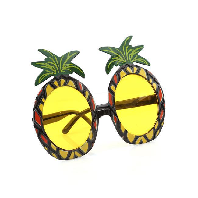 Gafas de fotografía hawaiana de verano gafas de bola de vacaciones gafas de fiesta de bola hawaiana