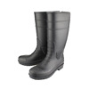 防砸防穿刺劳保鞋防汛应急农用鞋钢头钢底雨靴高筒厚底PVCTPR|ms