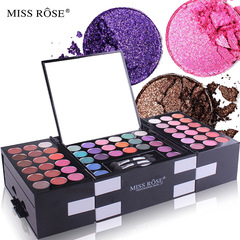 MISS ROSE 142-color eye shadow, 3-color blush, 3-color eyebrow powder makeup set, makeup artist special makeup wholesale
