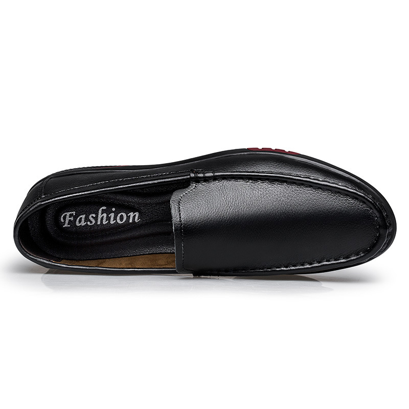 Herren Lederschuhe Für Freizeit Bequeme Halbschuhe Für Männer_voghion.com