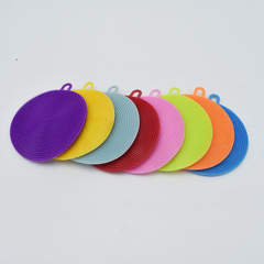 Bone non-silicone dishwashing brush, cleaning brush, round dishwasher, pot brush, scouring pad