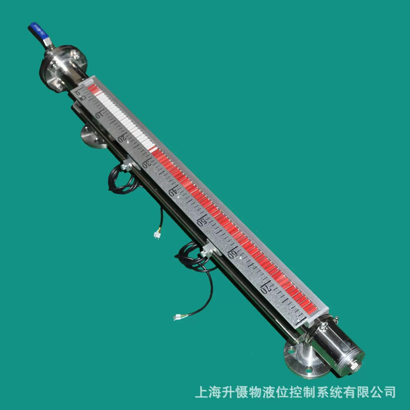 【厂家直销】磁翻板液位计输出4-20mA 远传型防腐磁翻柱顶装\侧装