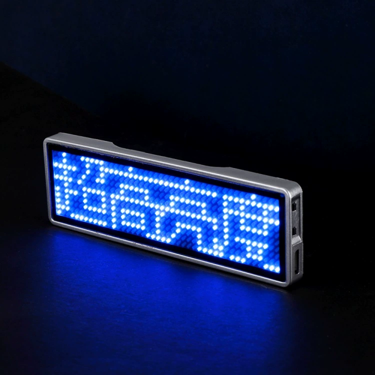 LED-дисплей на визитке, экран для бизнес-карты, номер рабочего места, блеск и слова о вине