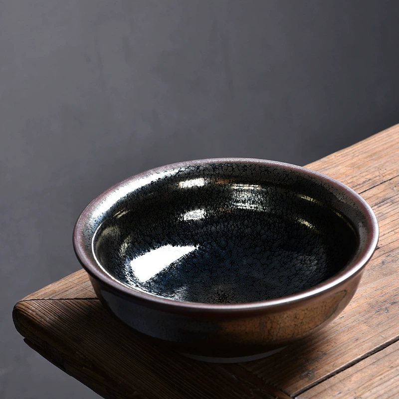 Jianzhan Oil Drop Tianmu Jianzhan Tea Cup Ceramic Master Cup Partridge Spot Rabbit Hair Kung Fu Tea Cup Ceramic Iron Tire Tea Wash