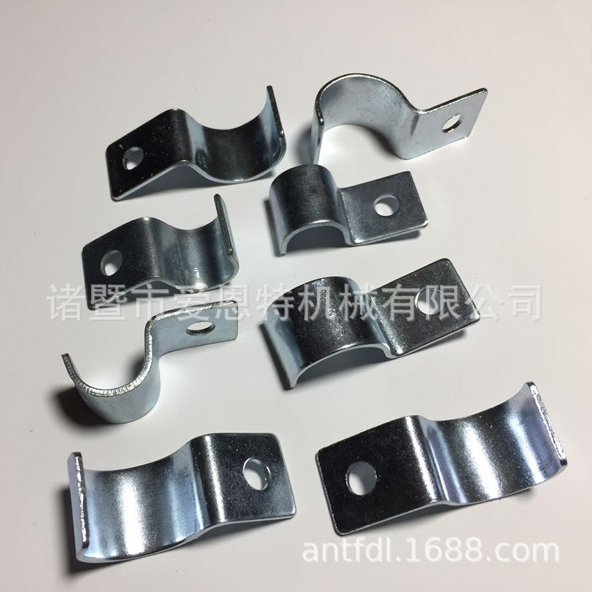 供应单边线卡 单管夹片 4mmP型线扣 电缆夹 线路固定用压线扣