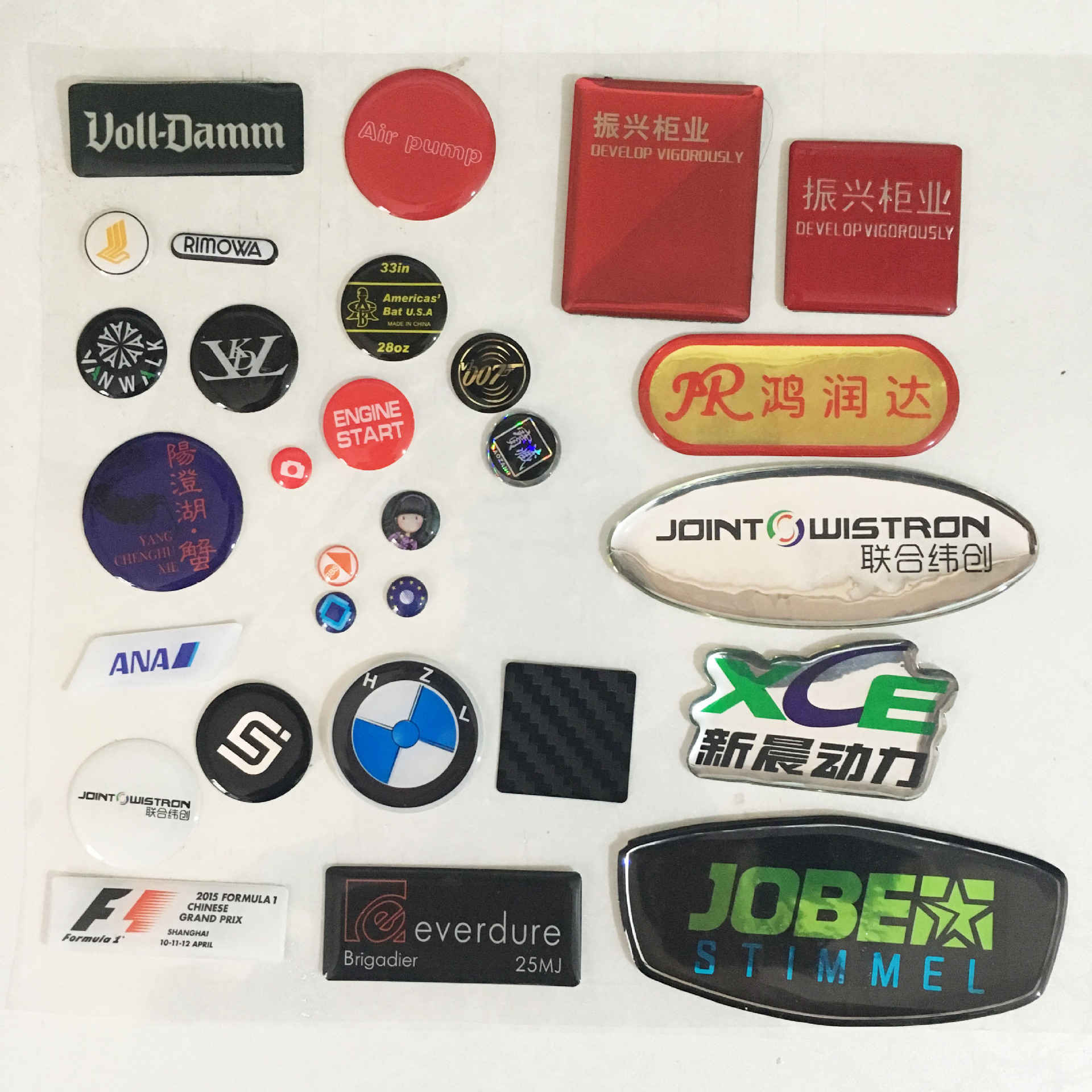 工厂水晶滴塑滴胶商标不干胶贴纸PVC滴胶标贴滴塑PU标签logo标牌