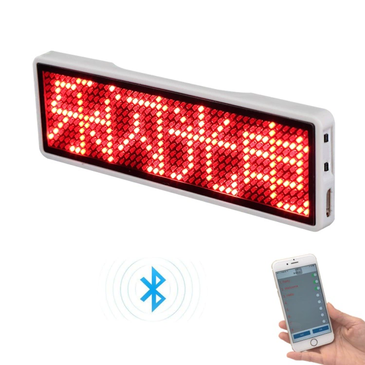 Мобильный телефон с Bluetooth и светодиодной табличкой с прокручивающимся текстом для водителей такси после употребления алкоголя, красный дисплей