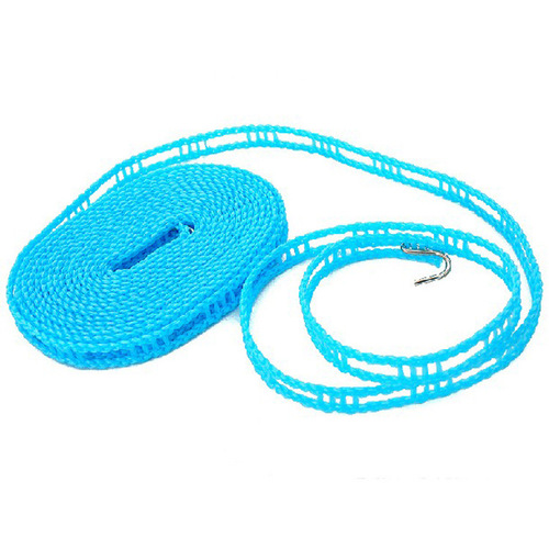 Non-slip and windproof clothesline fence type clothesline drying line 5m drying line outdoor travel hanging wholesale