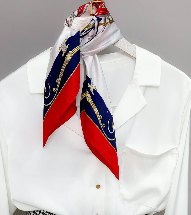 Summer silk scarf, fashionable cute neckerchief, 2020, Japanese and Korean