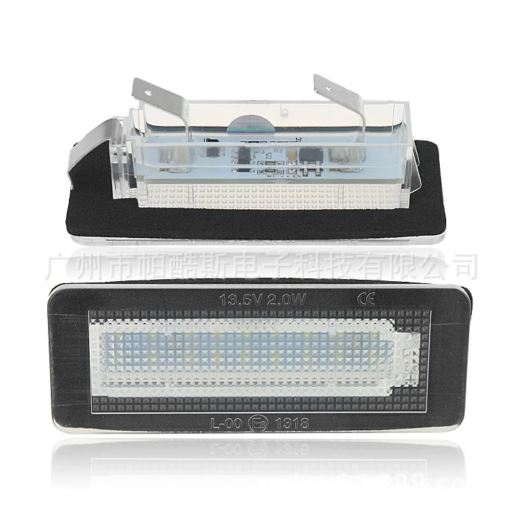 Трансграничные продукты, применимые к подсветке номерного знака Mercedes-Benz Smart Fortwo W450W451W453 ELF Светодиодная подсветка номерного знака