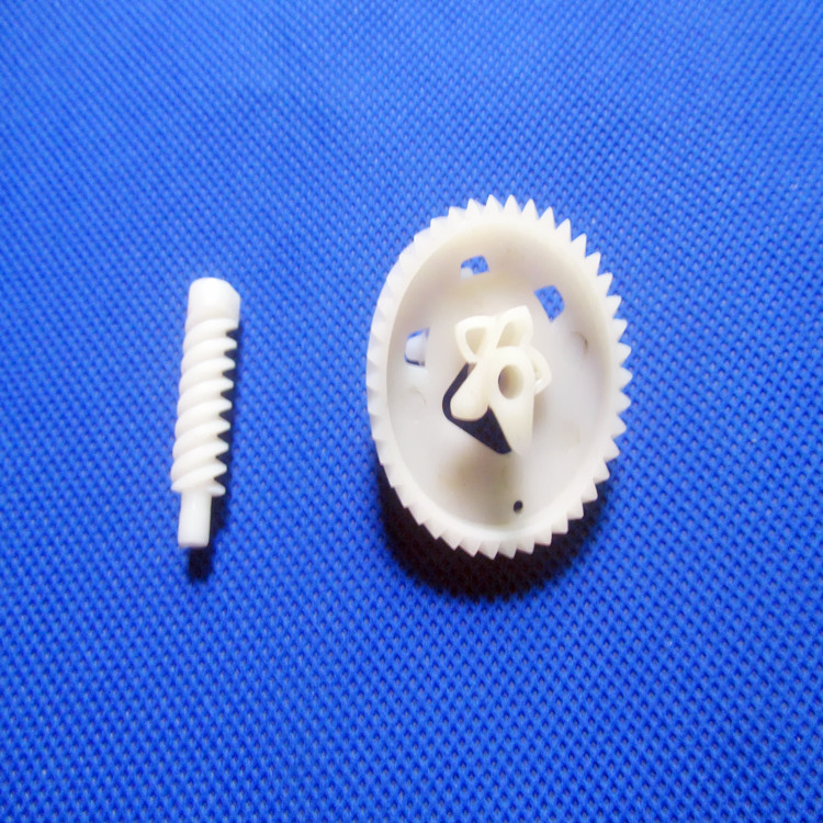 工业塑料蜗杆加工 锥面包络圆柱蜗杆 儿童玩具塑料蜗杆