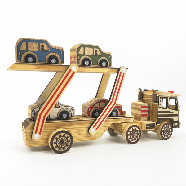 Double-layer flatbed truck