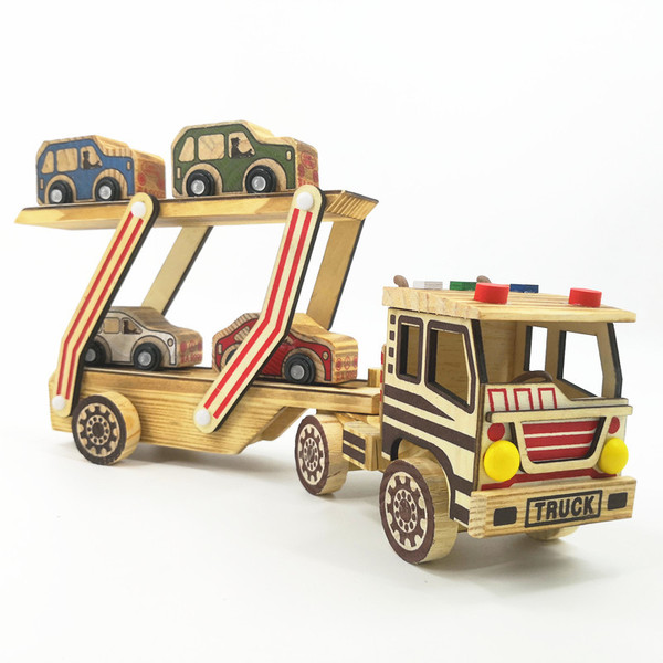 Double-layer flatbed truck