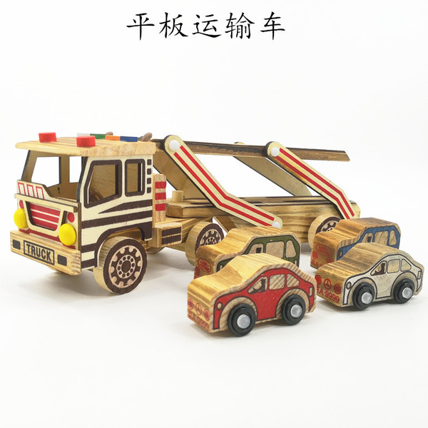 Double-layer flatbed truck