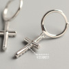 Trend earrings, European style, silver 925 sample