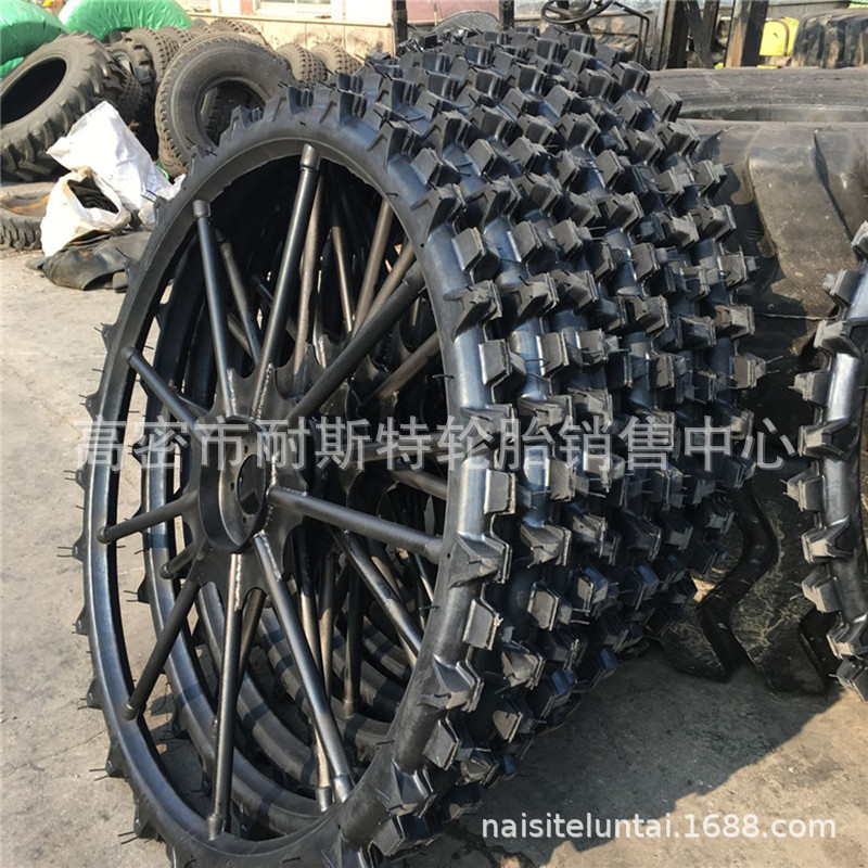 改装拖拉机轮胎0.65米 0.82米 实心插秧机轮胎