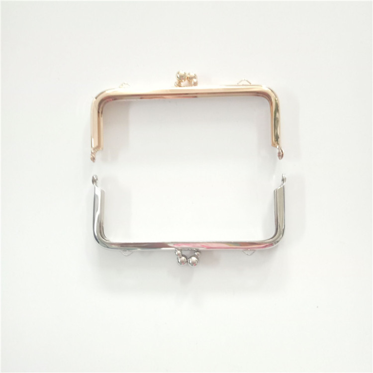 供应  圆角方形双耳口金 手袋五金框, 钱包密口架, 欢迎订购