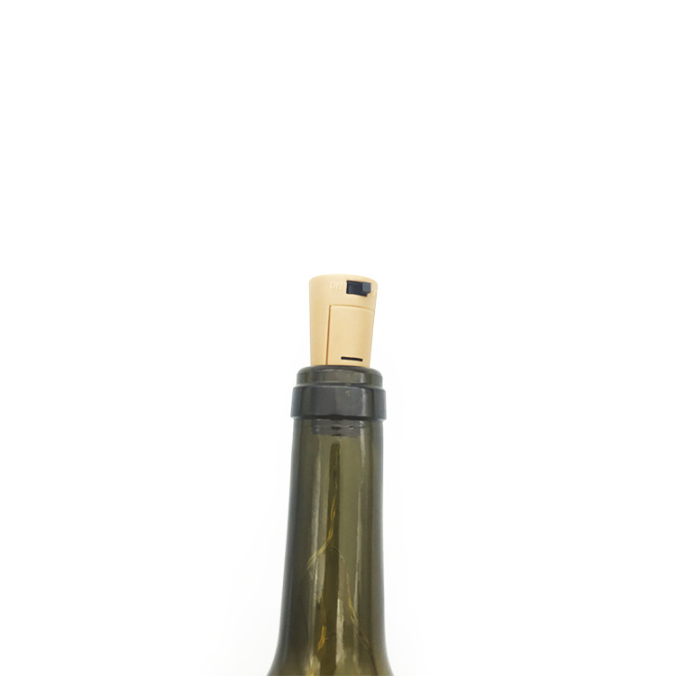 Fábrica al por mayor botella de vino tapón luz ins luz decorativa de color LED de alambre de cobre Cadena de luz botón impermeable caja de la batería Luz de alambre de cobre