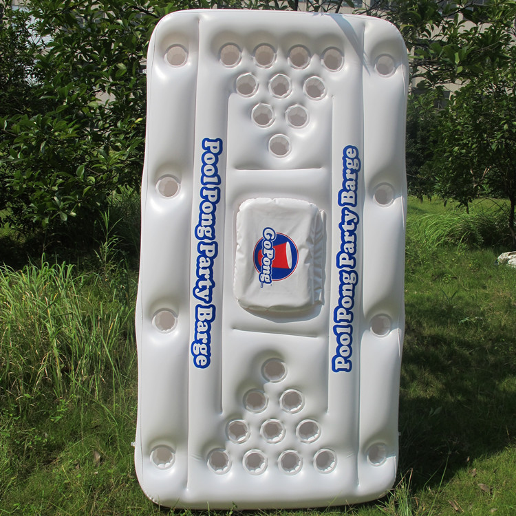 15 Years Manufacturer Inflatable Game Floating Row Inflatable Cup Hole Floating Row Water Lounge Chair Table Tennis Game Floating Row