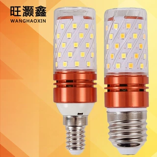 厂家led光头强蜡烛灯泡 E14 E27螺口 商用玉米灯泡12W16W家用灯泡