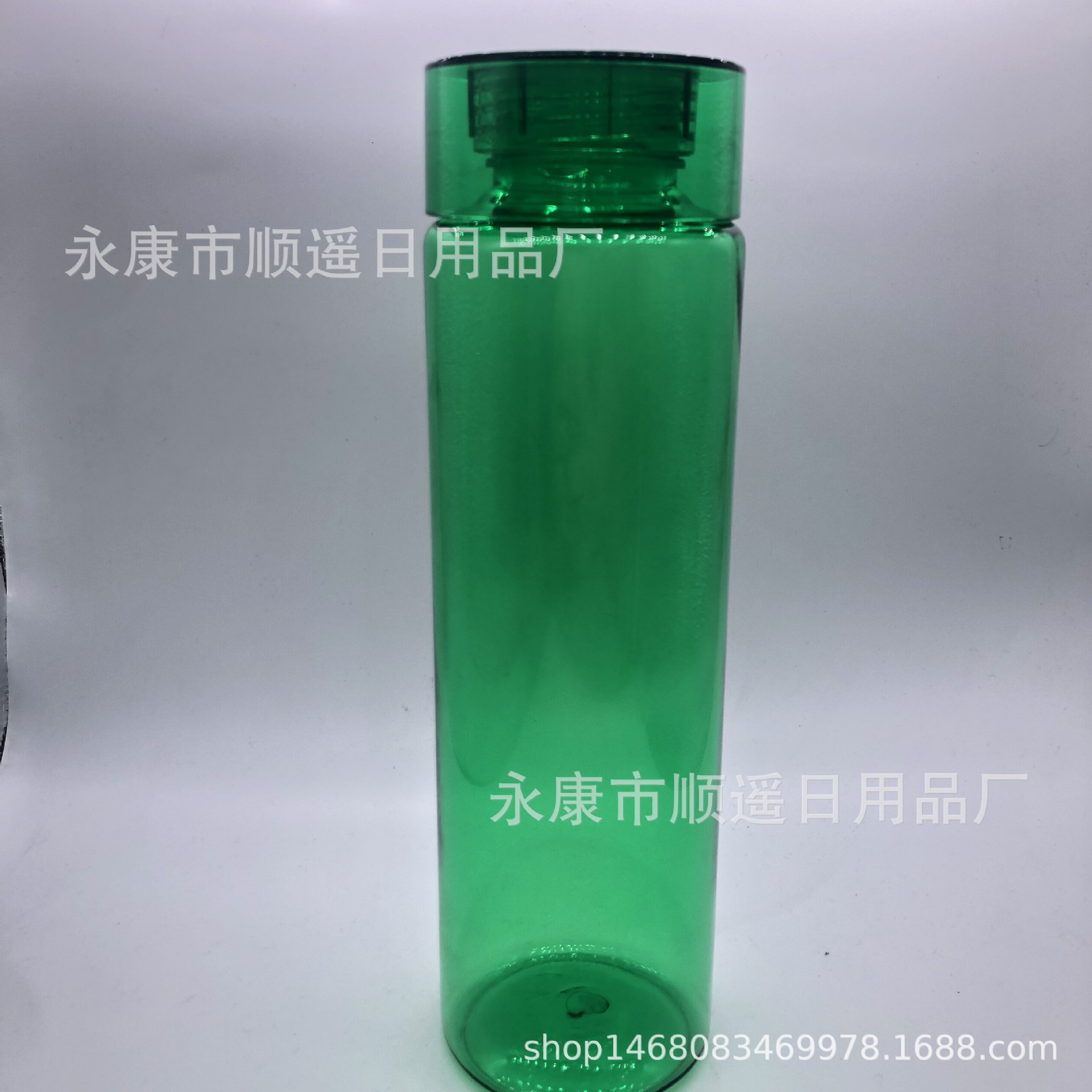 Taza de agua transfronteriza taza de plástico de gran capacidad taza de cuerpo recto con cubierta taza de espacio deportiva taza de boca grande personalizada al por mayor