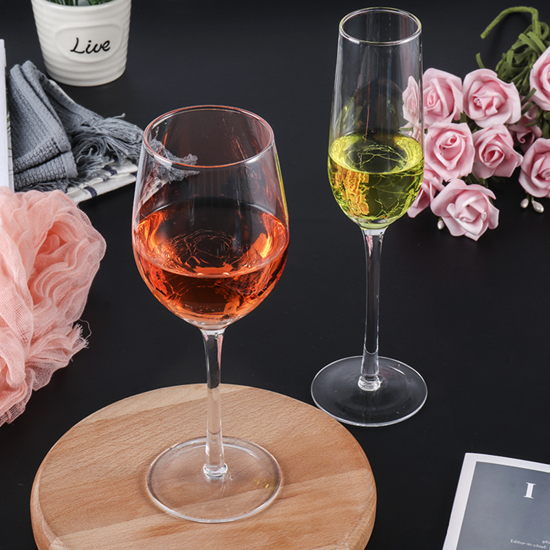 Hielo transparente crack champán cristal creativo copa de vino tinto copa de vino copa de cóctel