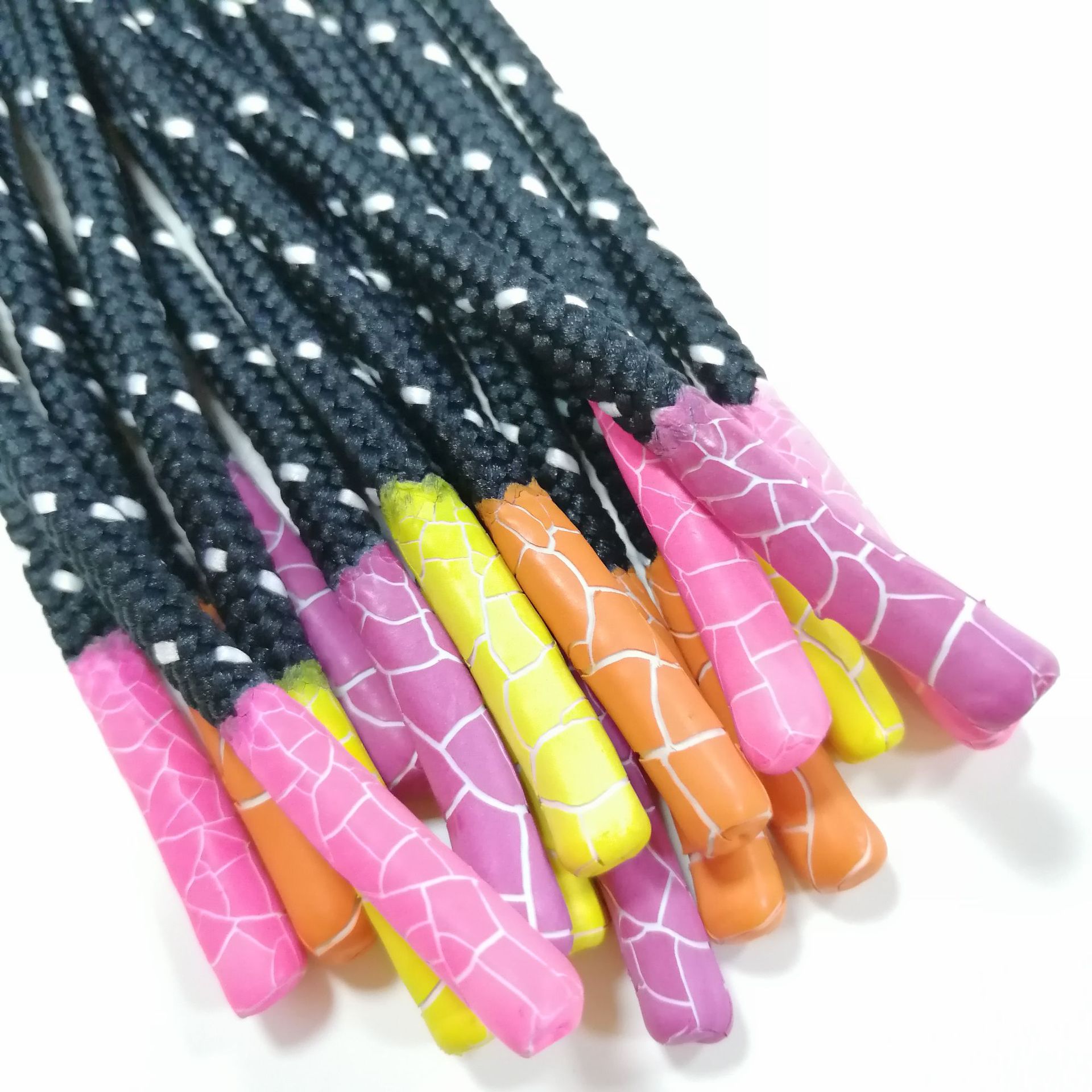 绳子厂家专业生产硅胶头帽绳 新款裂变硅胶头圆款帽绳 间点抽绳