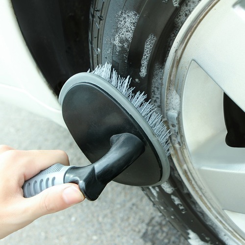 Car Tire Brush T-shaped Car Wash Tool Set Automotive Cleaning Tool Non-slip Handle Wheel Cleaning and Cleaning