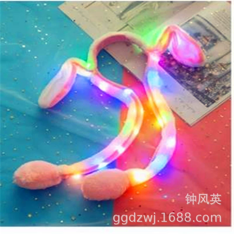 Кролик повязка для волос щепотку ушей будет двигаться воздушный мешок повязка для волос подарок оптом