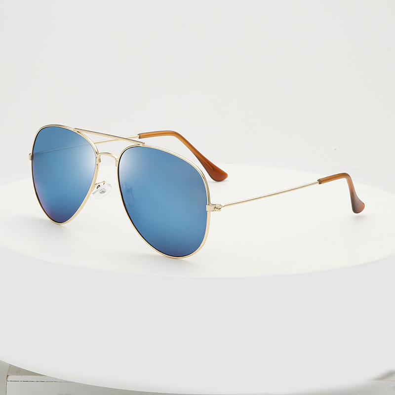 3026 Toad Mirror Women's Aviator Sunglasses Dazzling Color Film New Men's Sunglasses 3025 Sunglasses