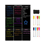 跨境专供 亚马逊热卖周计划表 月计划表 磁性冰箱板 磁力软板