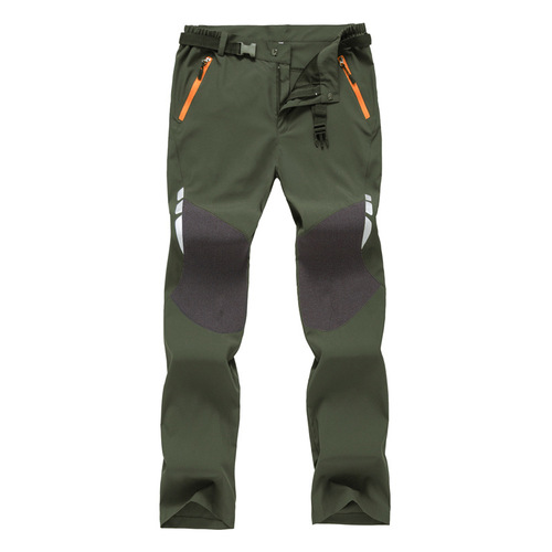 Men's Quick-Dry Outdoor Hiking Pants, Summer Thin Loose Casual Sports Long Pants, Plus Size Trendy, Cross-Border