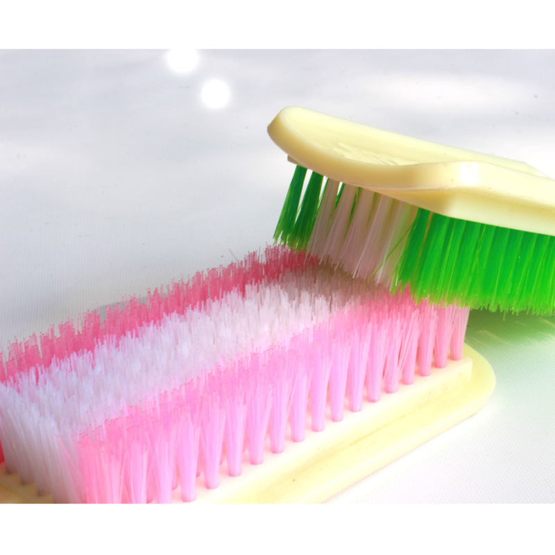 Plastic laundry brush household bristle excellent laundry cleaning brush high-grade color brush laundry artifact large Plastic laundry brush household bristle excellent laundry cleaning brush high-grade color brush laundry artifact large