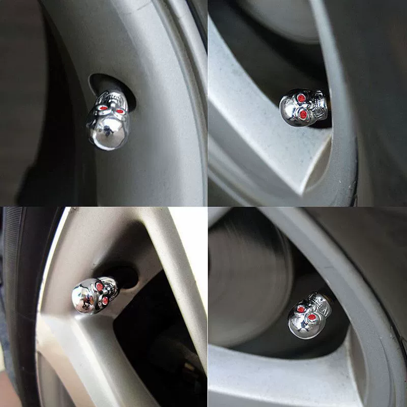 FD-82 Костюм модифицированного клапана рта А Automobile Ghost Head Valley Cover Valve Hats Skeleton Valve