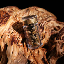 厂家批发4.5*9保健品瓶60ml胶囊中草药玻璃瓶极草含片三七粉瓶